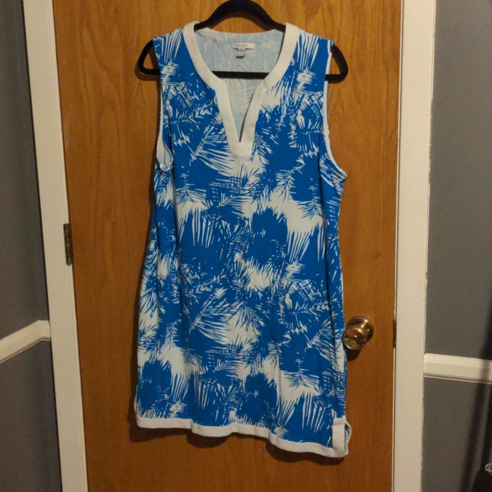 Nautica Beachy Boat Dress Sz XXL